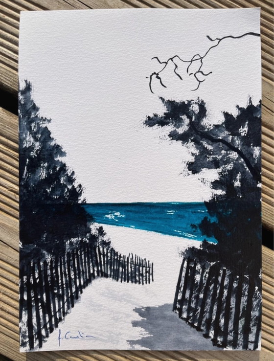 Image 1 of Artist's sketch 21x15cm