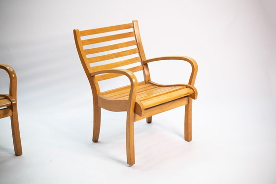 Image 1 of Solid wood garden chairs / lounge chairs