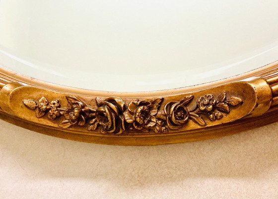 Image 1 of Antieke ovale spiegel