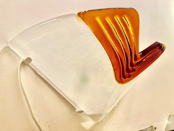 Image 1 of Par de apliques de pared La Murina Glass Murano, Italia 1980