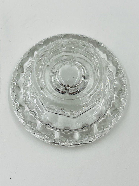 Image 1 of Set aus 4 Bolsius France Kristallleuchtern aus den 1970er Jahren