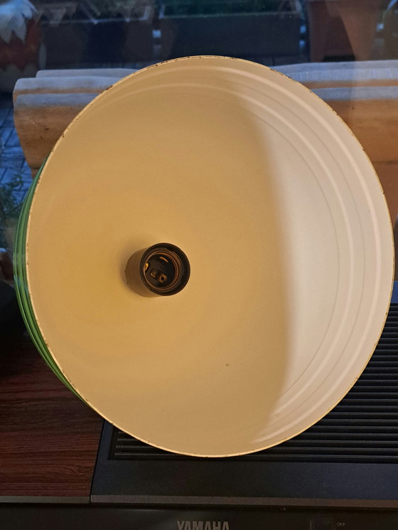 Image 1 of Richard Essig Pendant Lamp – Space Age Classic (Green / Chrome)