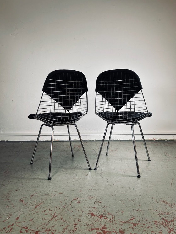 Image 1 of 2x DKX - 2 Sillas de bikini | Primera Serie | Charles Eames | Herman Miller