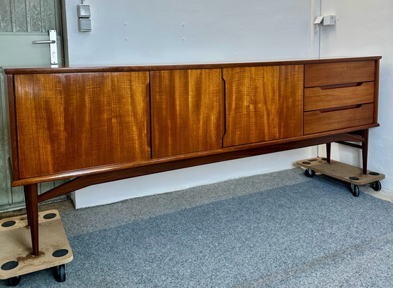 Vintage XL Dressoir Fredericia Teak Deens Design Jaren 70, Hout, Bruin (foto 15 van 15)