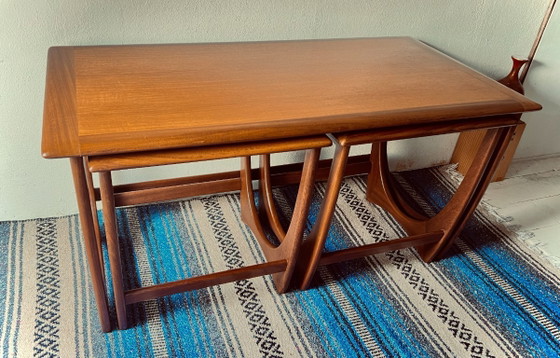 Image 1 of Coffee Table with Nesting Tables from G-Plan, Set of 3