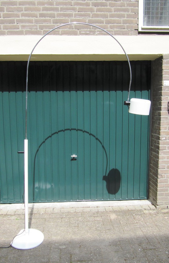 Image 1 of Joe Colombo Coupe Large Arch Floor Lamp Oluce Italy 1967