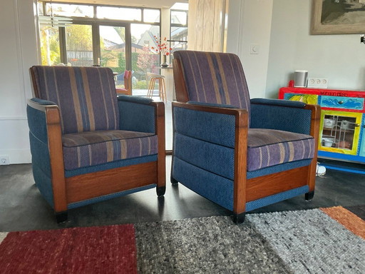 Two Schuitema armchairs