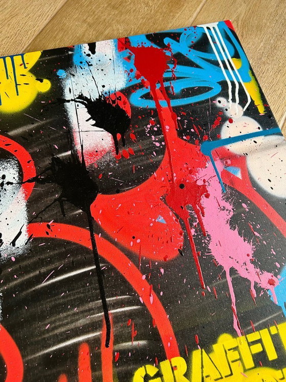 Image 1 of REYES - Città fantasma - Dipinto dell'artista