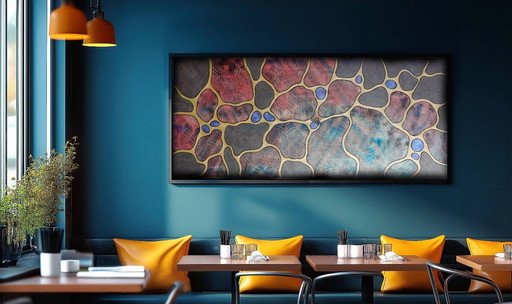 Pearl Abstract A1427 - Originalgemälde 210 cm