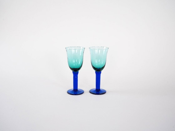 Image 1 of Een paar kleurrijke brillen, Deens design, jaren 70, vervaardigd in Denemarken.