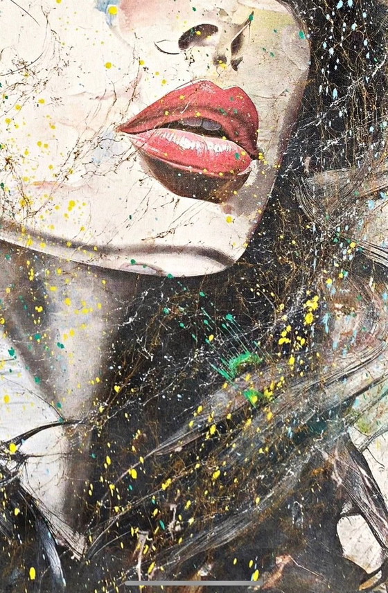 Image 1 of Artist canvas - GONGAS - Contemporary Amy Winehouse