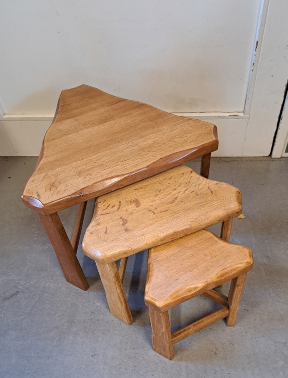 3 x Brutalist Side table – Wood (photo 8 of 10)
