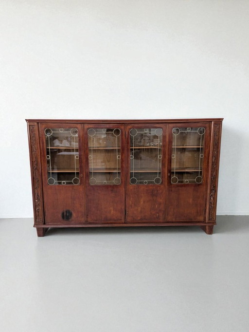 Showcase - Wood, Brass, Glass