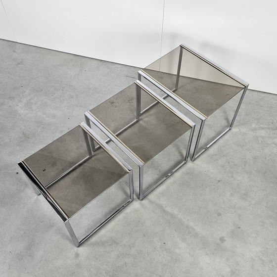 Image 1 of Tables d'appoint vintage en or 23k