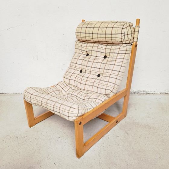 Image 1 of Paar loungestoelen, jaren 1980