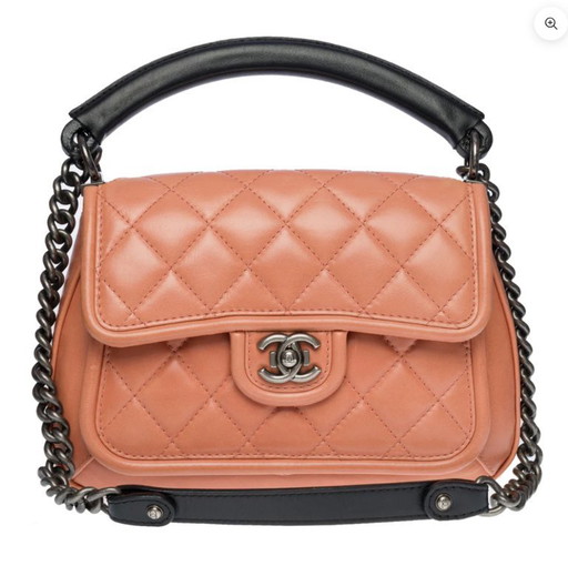 Borsa CHANEL in cuoio rosa - 100866