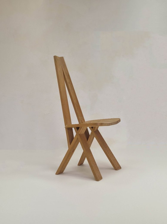 Model S45 Chlacc Wood Chair, Pierre Chapo, 1979 – Dining chairs (photo 14 of 17)