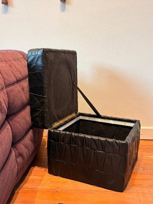De Sede | Pouf / coffre vintage en patchwork
