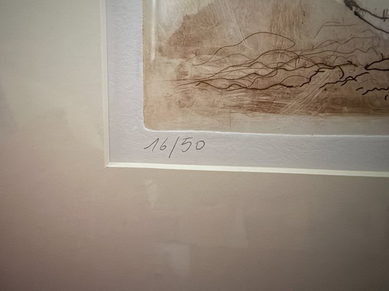 Grabado en cobre: Gallo y pollito – Mia Bruyninckx, Arte, Papel, Madera (photo 7 of 8)