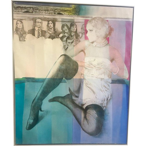 Klassische Lithographie von Pol Mara, 1974