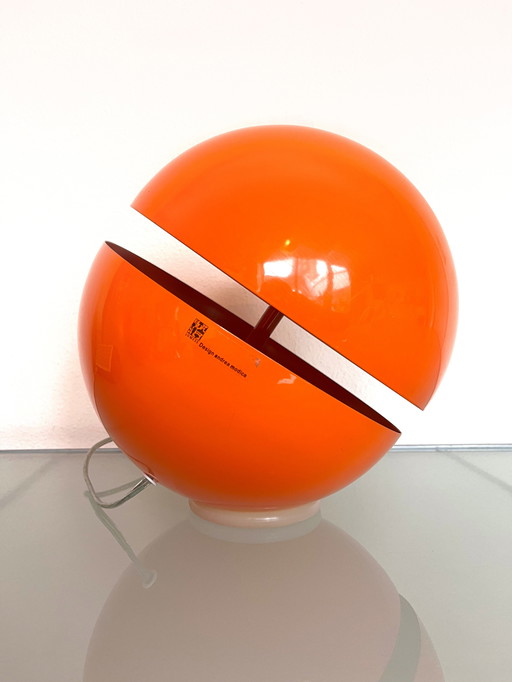 Lumess Andrea Modica Orange Space Age Design Table Lamp Floor Lamp