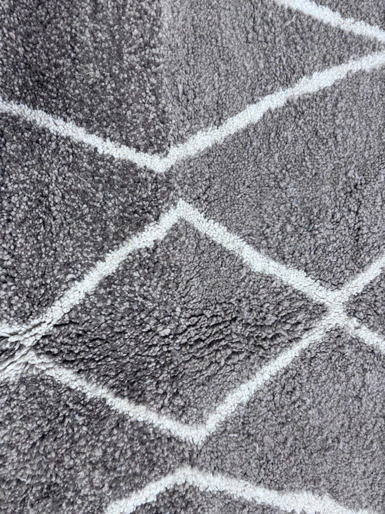 Tapis Beni Ouraine en laine naturelle tissé main traditionnelle 2/3 m – Aime Té, Wool (photo 6 of 10)