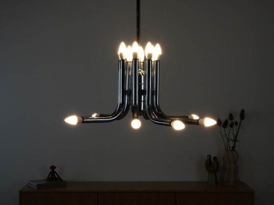 Image 1 of Lampada a sospensione, design italiano, anni '70, prodotta in Italia