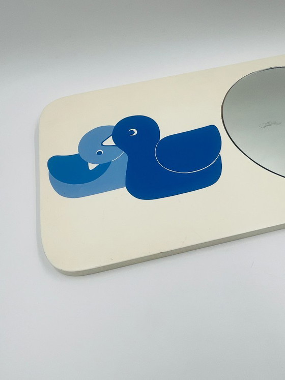 Specchio vintage Dujardin per cameretta bambini, Oggetti decorativi, Legno, Altro, Crema, Modern (foto 2 di 9)