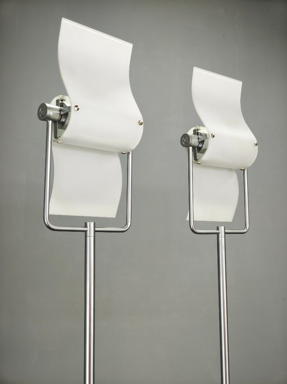 1994 ClassiCon BIA Floor Lamp by Gioia Meller Marcovicz, Germany, Floor lights, Metal, Glass, White (photo 11 of 11)