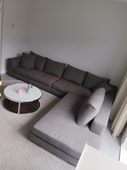 Minotti Hamilton stof cat G Taupe / leem kleur