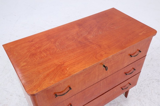 Image 1 of Vintage ladekast | Mid Century ladekast | houten opbergmeubel 60s #07-45