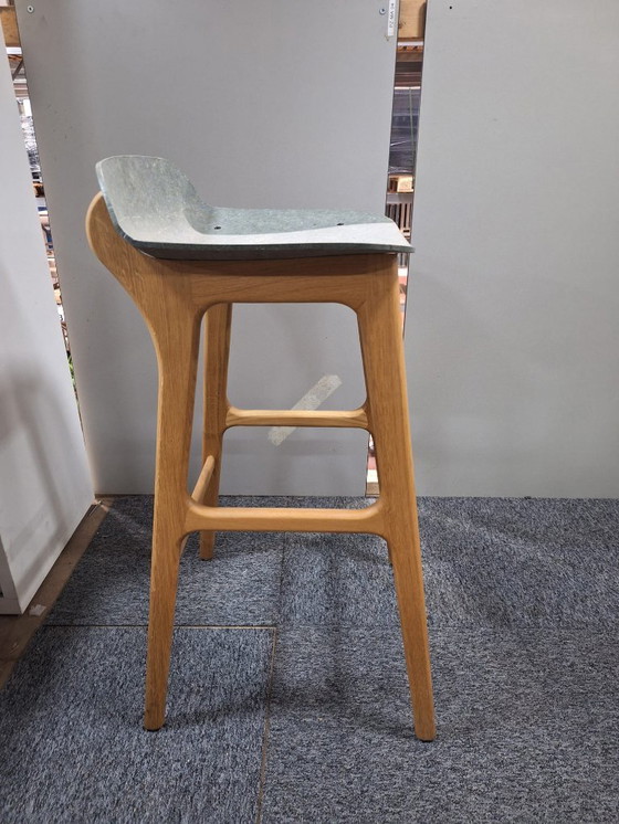 Image 1 of 1x Taburete de bar Planq Rebel, verde