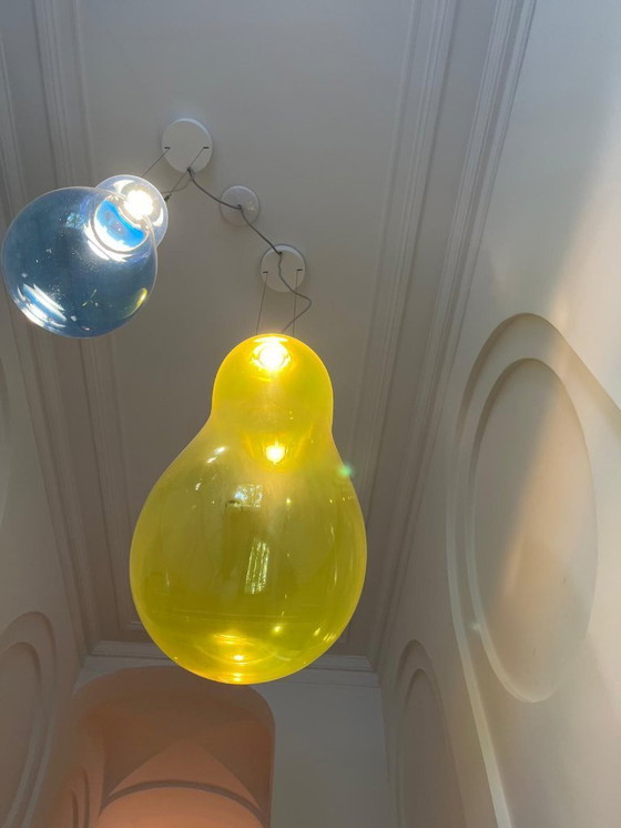 Image 1 of Alex de Witte - La Gran Burbuja, vidrio de color amarillo medio