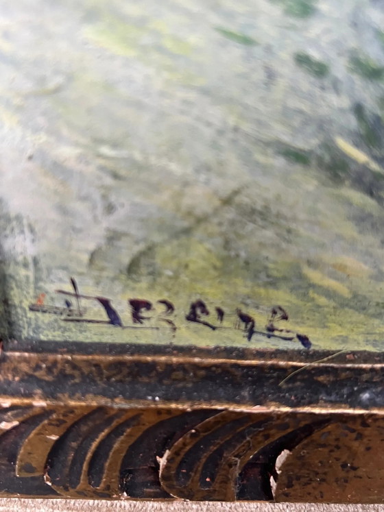 Oil on panel Countess of Flanders – Paintings & Drawings, Wood (photo 6 of 9)