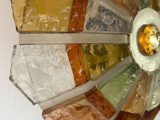 Image 1 of Lampe aus Muranoglas in sommerlichen Farbtönen