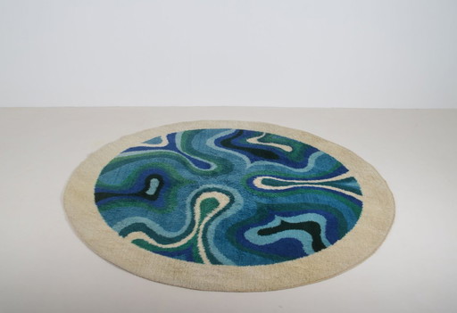 Space age wool carpet Menuette by Desso, 1970s