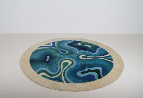Image 1 of Space age wool carpet Menuette by Desso, 1970s