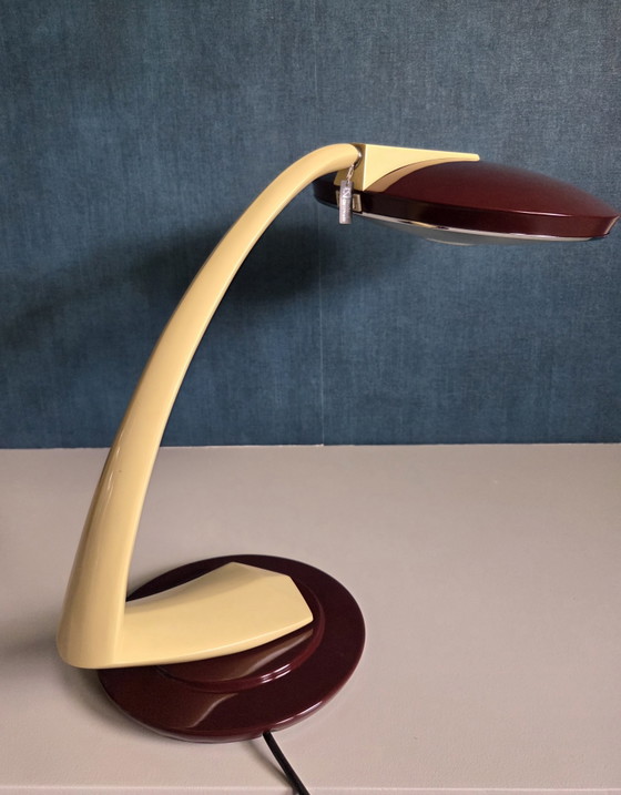 Image 1 of Vintage table lamp - Fase | Boomerang 2000 - 1970s
