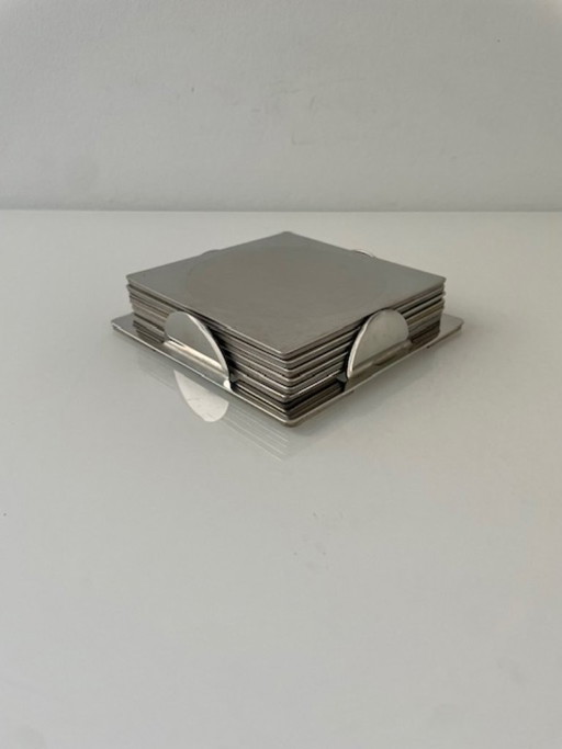 Dessous de verre Ikea Groggy (6 pièces) dans leur support