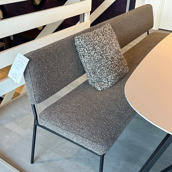 Image 1 of Brute Studio Luma eetbank met eetkamerstoel (set van 3)