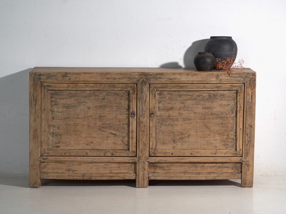 Antique sideboard in pine wood – China, circa 1930 – Iron (photo 38 of 40)