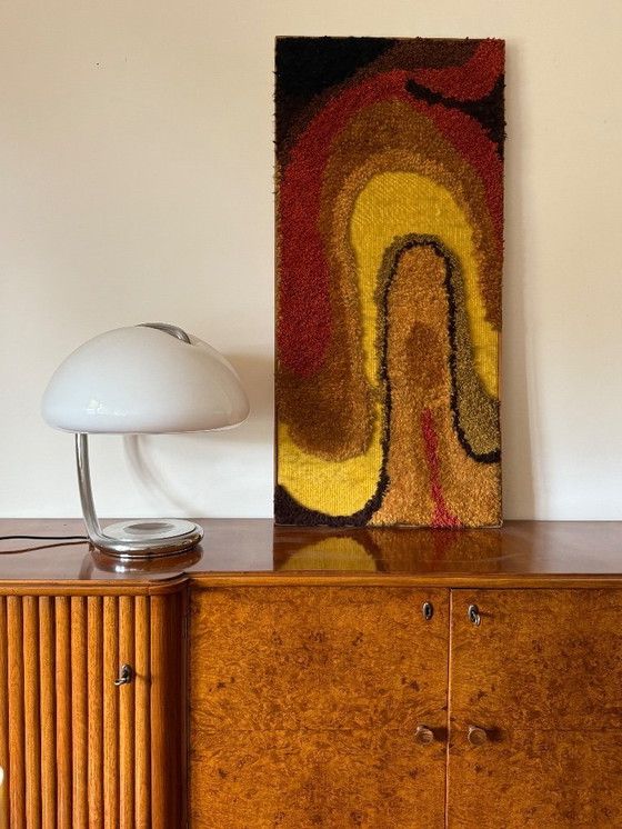 Image 1 of Tapisserie murale style ère spatiale | Art textile italien du milieu du XXe siècle (années 1970)