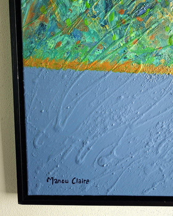 Manou Claire - Energiefeld – Gemälde & Zeichnungen, Wood, Canvas (photo 5 of 6)
