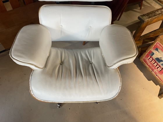 Eames Lounge Chair Vitra/Herman Miller Replica – Stoelen / fauteuils, Leather, Metal (photo 3 of 12)