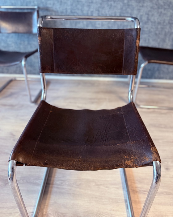 Image 1 of 3 Vintage Mart Stam S 33 Cantilever Chairs for Thonet