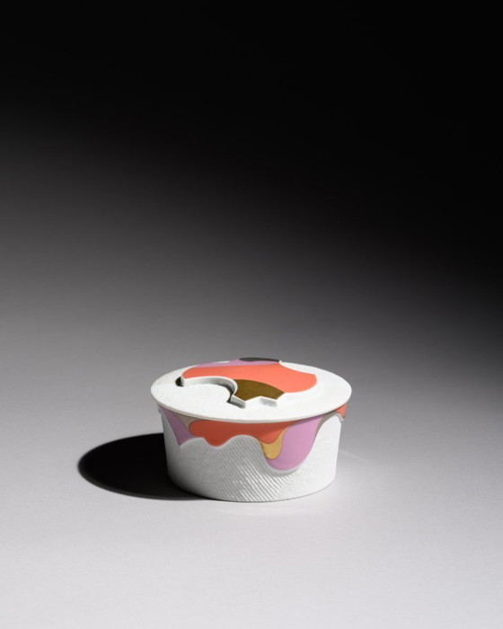 Image 1 of Rosenthal Studio-Line Box & Plate by Johan van Loon Sculptural Postmodern Set