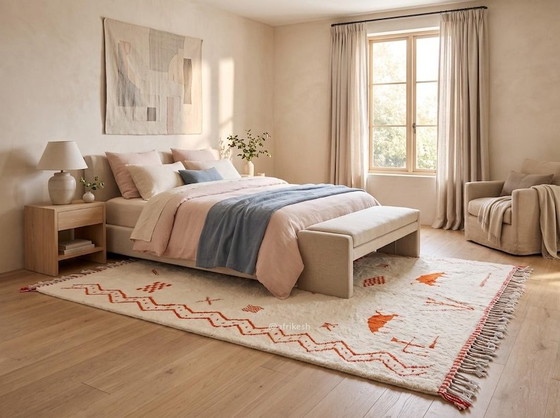 Handmade decorated wool rug 220/300cm – Rugs & carpets, Cotton (photo 8 of 9)