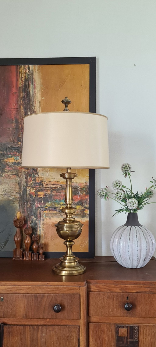 Mid-Century messing Stiffel tafellamp 