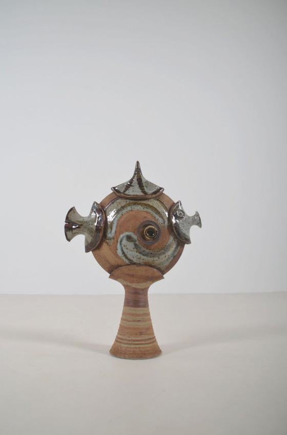 Image 1 of Danish ceramic sculpture of a fish, 1970s