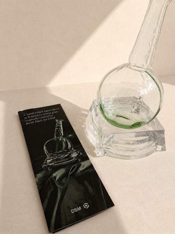 Image 1 of Bořek Šípek DSM handgeblazen kristallen karaf met glazen koeler – postmodern design